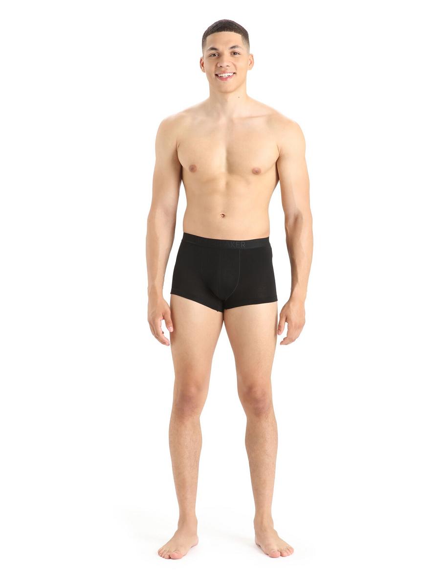 Sous Vêtement Icebreaker Cool-Lite™ Merino Anatomica Trunks Homme Noir | FR 1290MQZA